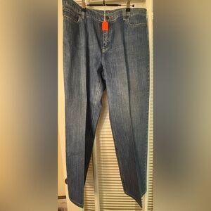 Classic Blue Denim Jeans-size tag missing, fits size 14. See pics